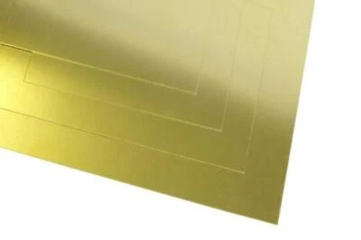 Messingblech 1.5-4mm 2.0321 Messingplatten CuZn37 Ms63 Zuschnitt Blech CW508L - Bild 1 von 3