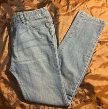 OLD NAVY super Skinny Girl  s Adjustable 12 Plus Medium Blue Denim Jeans