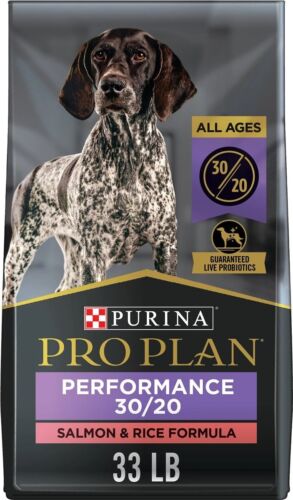 Purina Pro Plan 381543 33lb Performance 30/20 Salmon & Rice Recipe Dry Dog Food - 第 1/2 張圖片