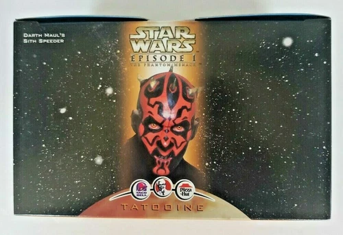 Star Wars Darth Maul's Sith Speeder 1999 episodio 1 Tatooine KFC nuevo en caja SH 4