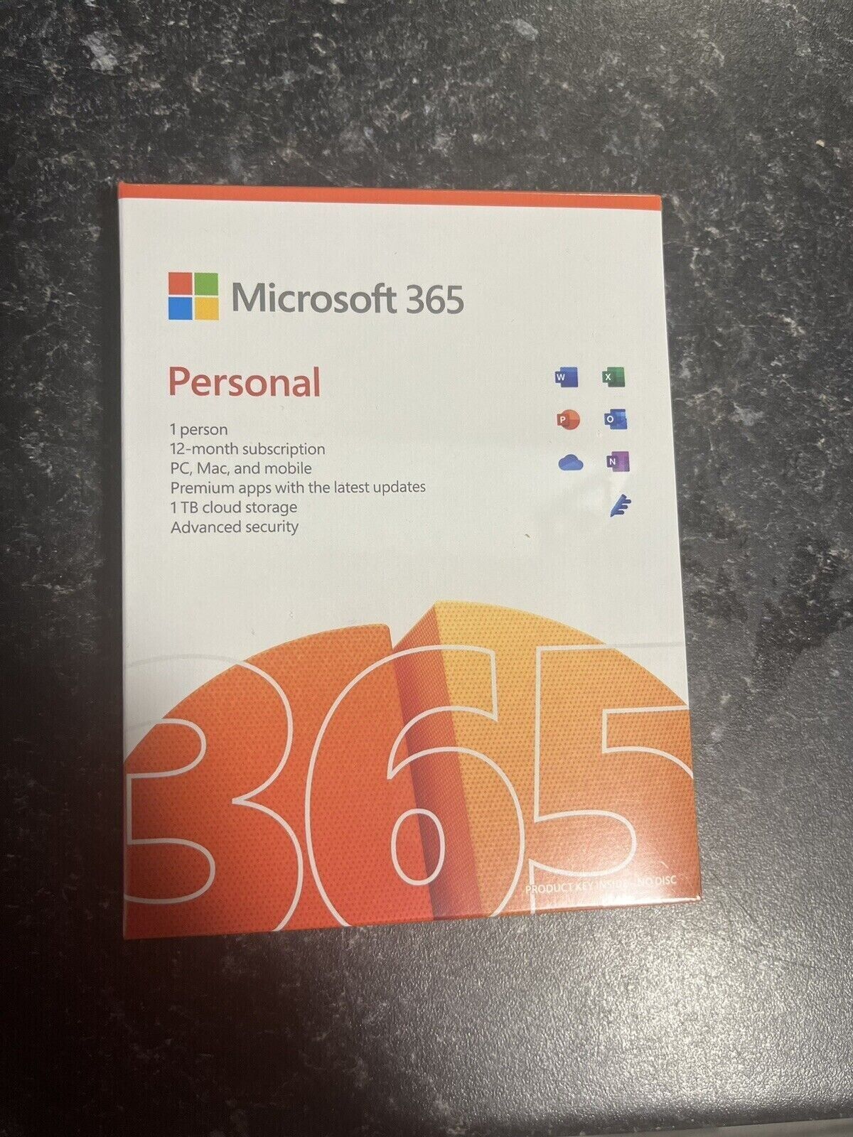 MICROSOFT OFFICE 365 PERSONAL 1 YEAR ORIGINAL GENUINE ACTIVATION KEY FROM  BOX | eBay
