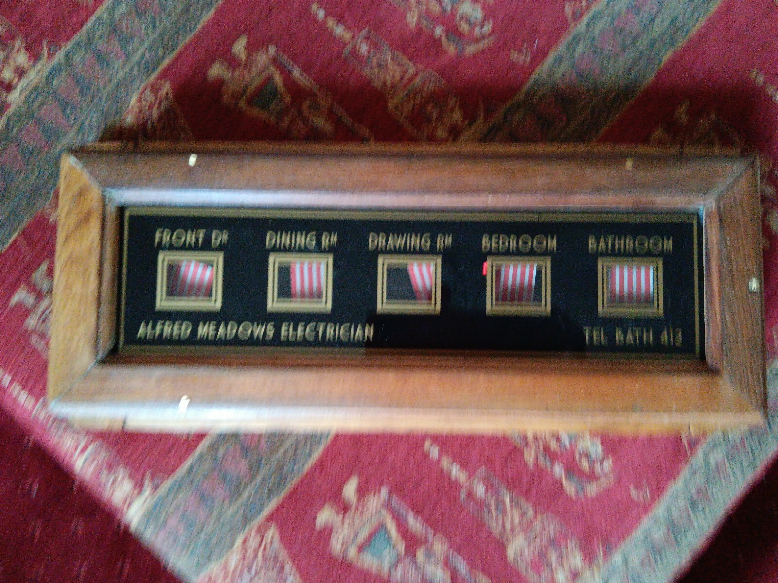 butlers and servants bell indicator box | eBay