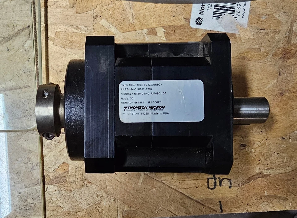 Thomson Micron NemaTRUE 90 GEARBOX Ratio 30:1 NT90-030-0-RM090-105 - Image 2 of 2