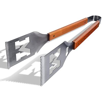 Michigan Wolverines Grill-A-Tong Stainless Steel BBQ Tongs , 18 3/8'' x 3 1/8''