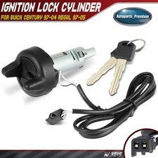 Ignition Lock Cylinder Zamak 5 Wkey For Buick Century 1997-2005 Regal 1997-2004