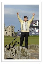 NICK FALDO GOLF SIGNED AUTOGRAPH PHOTO THE OPEN FINAL APPEARANCE