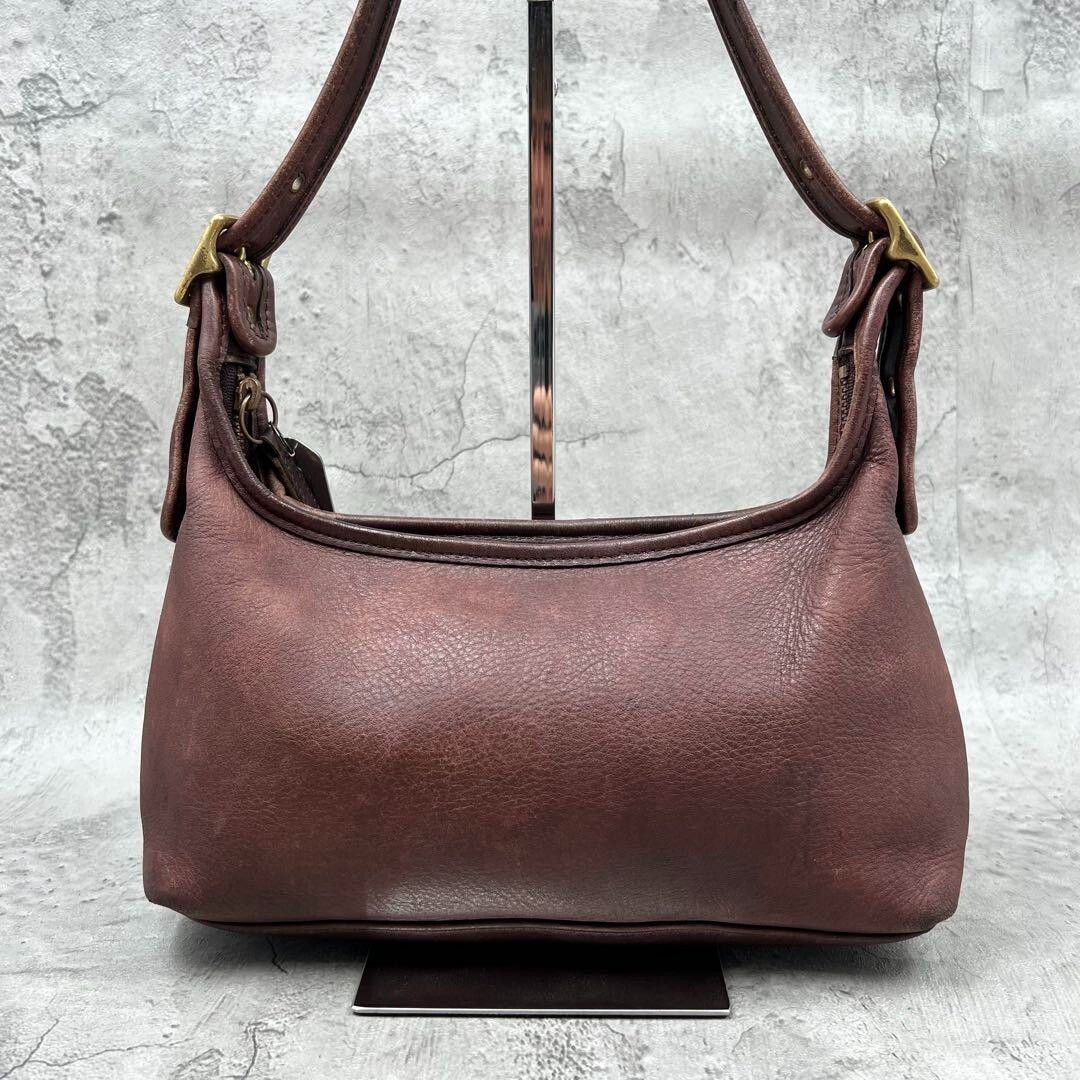 Extremely Rare Made In USA Old Coach 9059 Shoulder Bag Dark