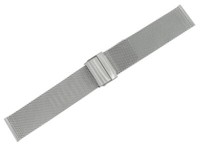 Minott Milanaise Medium > Uhrenarmband 20Mm > Edelstahl Silberfarben