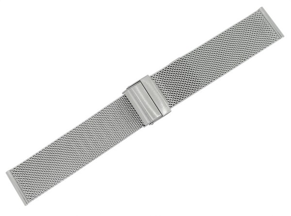Minott Milanaise Medium > Uhrenarmband 20Mm > Edelstahl Silberfarben-image