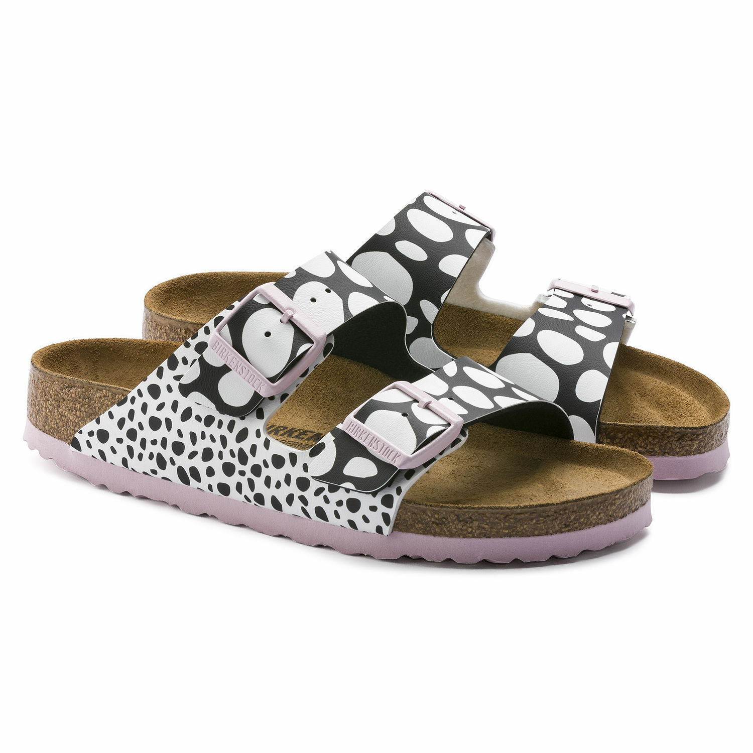 Birkenstock Birko Flor ARIZONA Two Tone Dots Black/White BNIB 1013597 | eBay