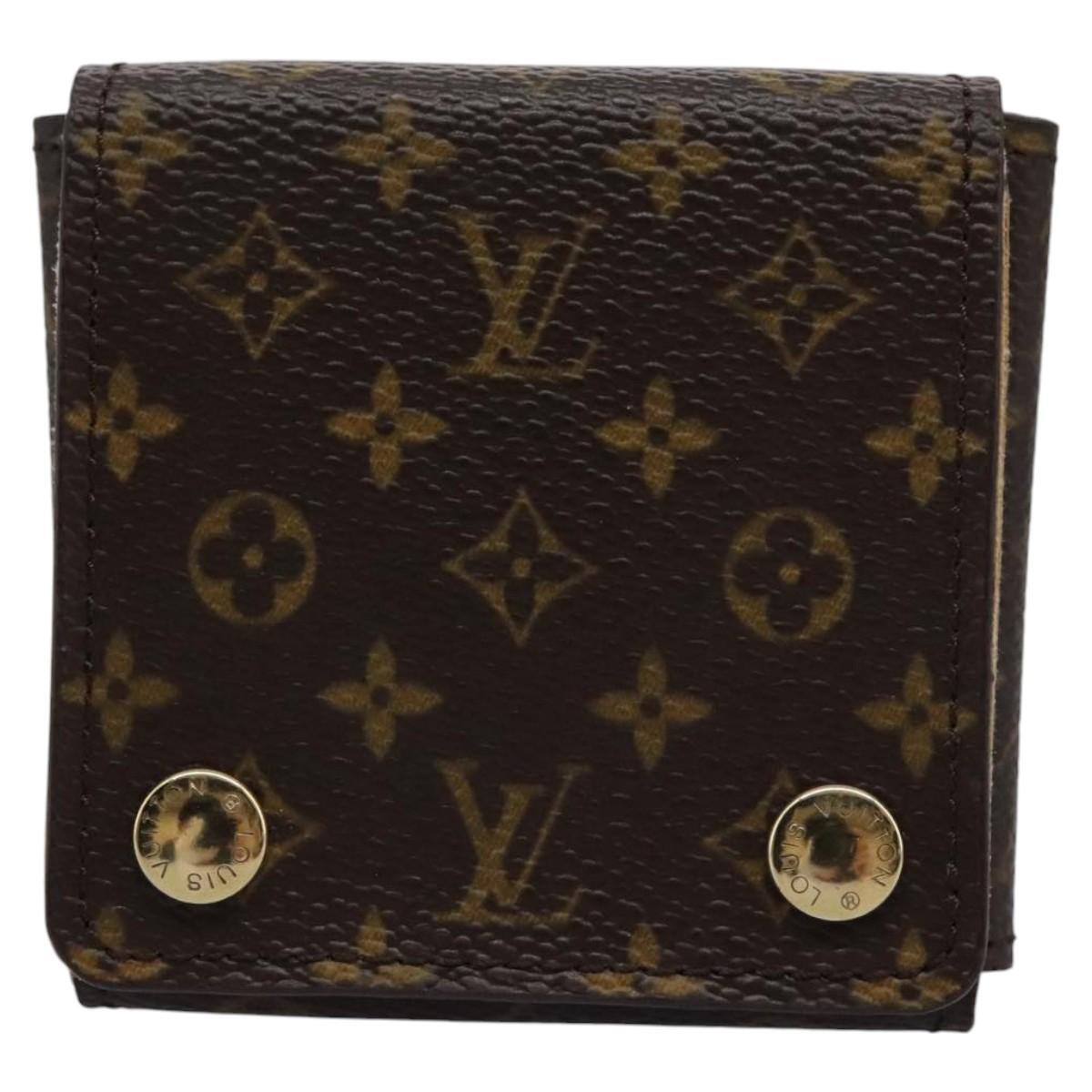 LOUIS VUITTON Monogram Jewelry case Jewelry Box LV Auth