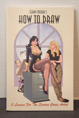 TERRY MOORE'S HOW TO DRAW 5 LESSONS FOR SERIOUS COMIC ARTIST 2O12 SIGNED COPY