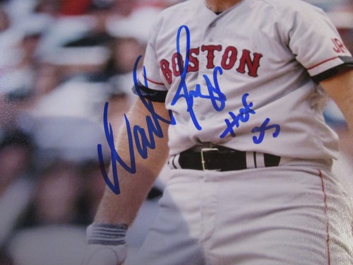 WADE BOGGS SIGNED BOSTON RED SOX 8X10 PHOTO (A) INSCRIBED HOF 05 - Picture 2 of 2