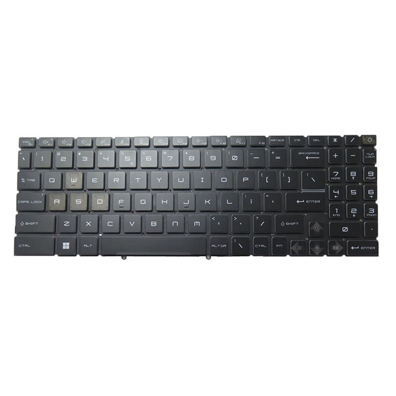 RGB Backlight English Keyboard For MSI 9Z.NK1BN.G1D NSK