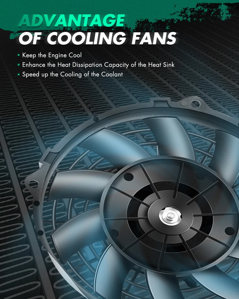 Ventilador de refrigeración A/C 621-028 apto para Chrysler Town & Country 2008 2009 2010 2011-2016 Foto 3 de 4