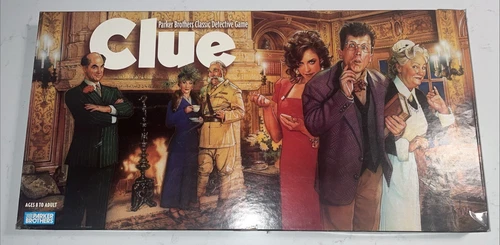Vintage 1996 Original CLUE Detective Board Game Parker Brothers 100% Complete