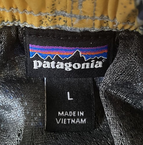 Patagonia Geometric Patterned Lined Swim Trunks Boy’s Size Large W/ Pockets - Picture 5 of 8
