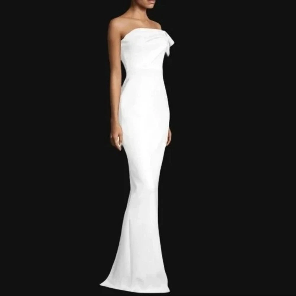 Black halo divina gown top