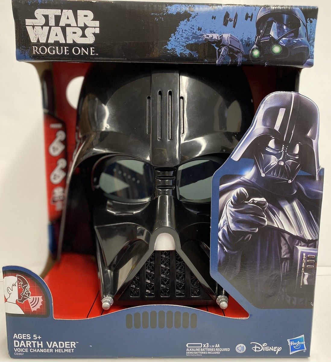 Hasbro Star Wars Voice Change Darth Vader Helmet Mask • Rogue One
