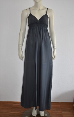 BOBI * Maxikleid Trägerkleid Kleid Dress Blau INT M - TOP Zustand - Baumwolle