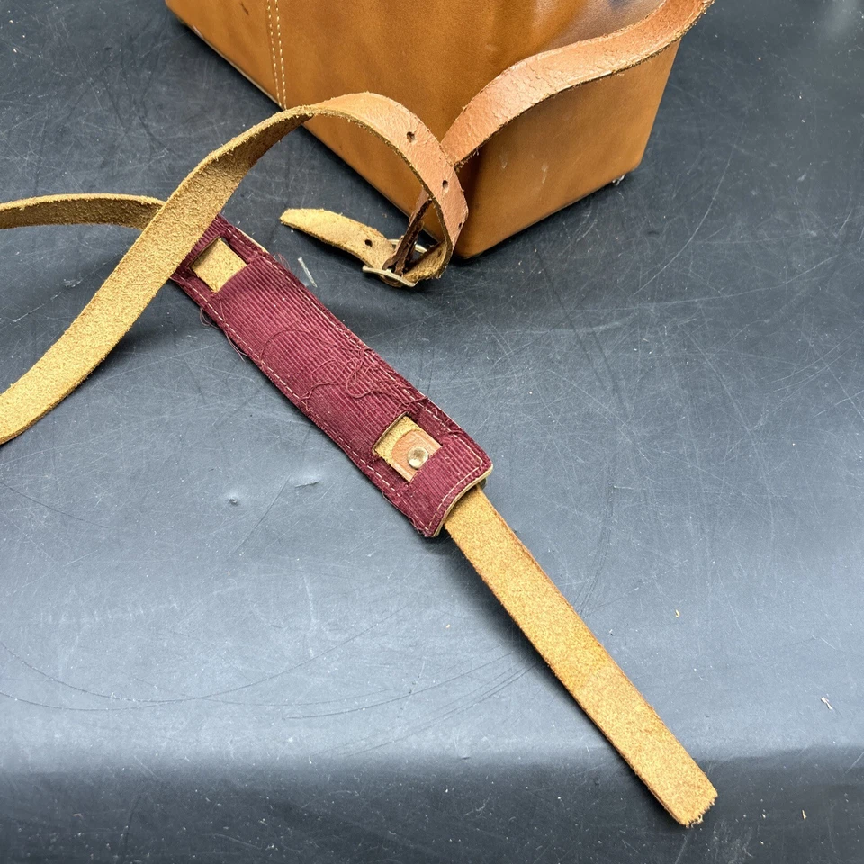 Vintage Camera Hard Carrying Case 11” x 11”x 5” Brown - Image 2 of 4