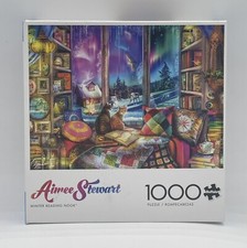 Buffalo Games Aimee Stewart Winter Reading Nook 1000Pc Brand New Jigsaw Puzzle
