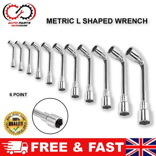 8-22mm Metric 6 Angled Head Socket Wrench L Shaped Double Ended Hex Spanner