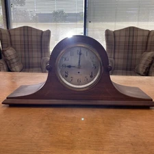 Antique Cymbal #5 Mantle Tambour Clock By Seth Thomas