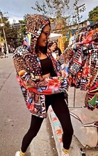 Exclusive Fluffy Jacket Made In Brazil By Local Seamstress