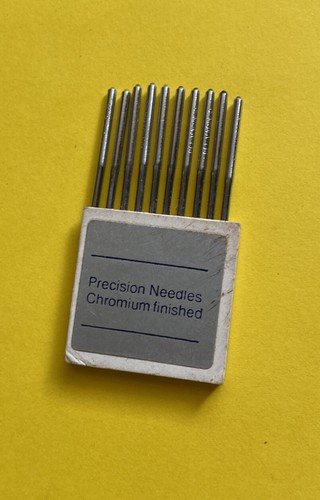 *NOS* 31X1-PRÄZISIONS-CHROM-FINISH NADELN-130/21 (PACKUNG VON 10) KOSTENLOSER VERSAND* - Bild 2 von 2