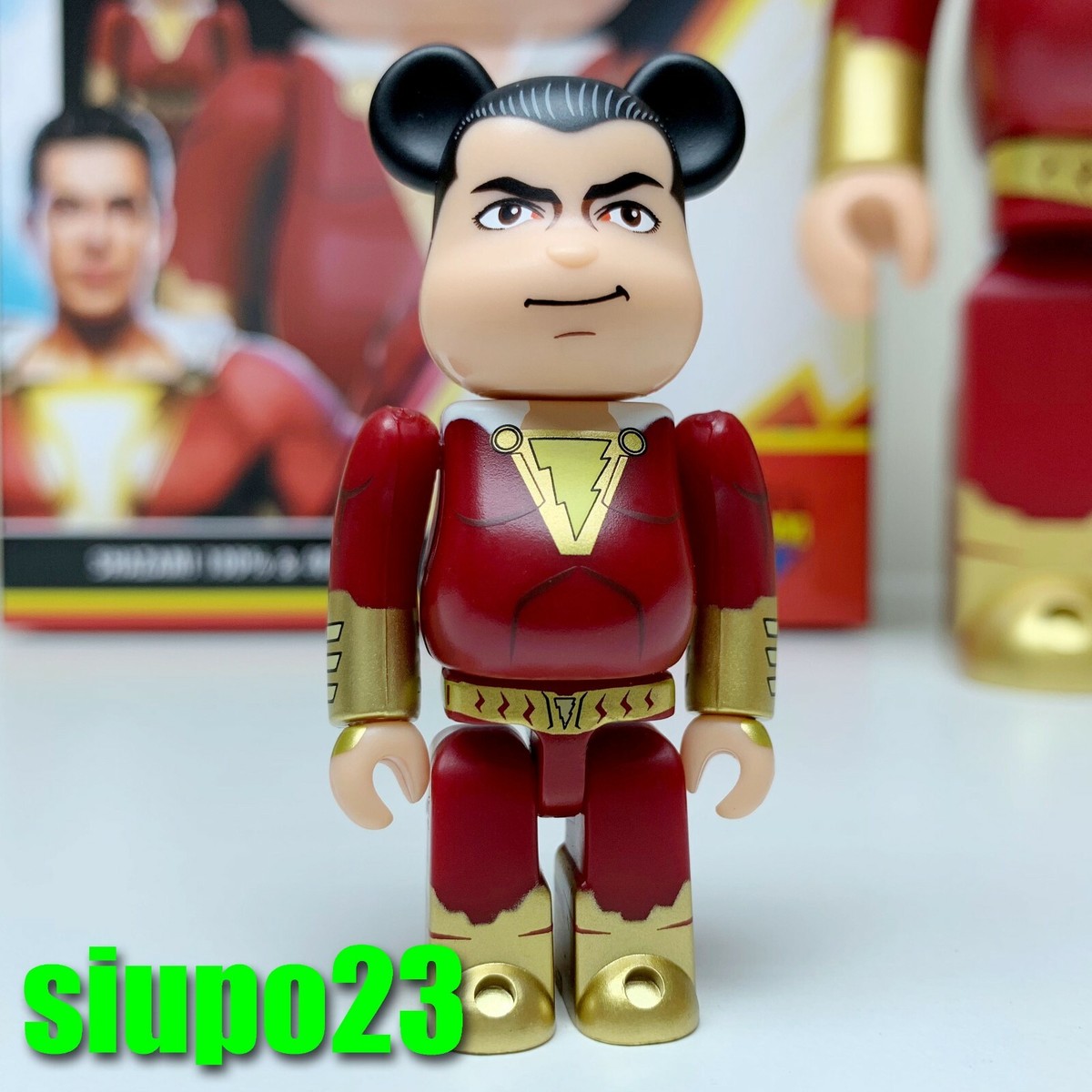 Medicom 400% + 100% Bearbrck ~ DC Comics Be@rbrck Shazam | eBay