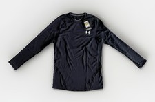 Under Armour Men's UA ColdGear Fitted Crew Black Long Sleeve Shirt - NWT Size M