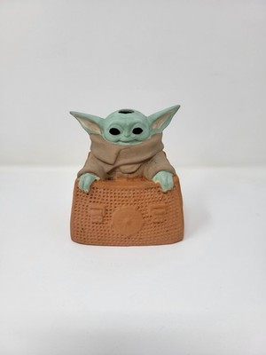 Chia Pet The Child In Mando's Satchel Star Wars Grogu Mandalorian Disney Planter