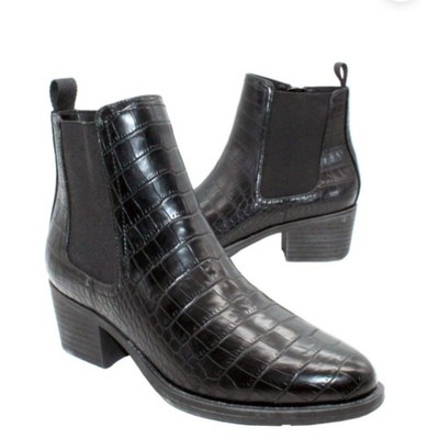 VOLATILE CARRIAGE CHELSEA ANKLE BOOTS BLACK SIZE US 7