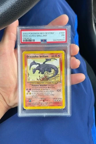 2002 Pokemon Neo Destiny Shining Charizard Holo 107/105 psa1