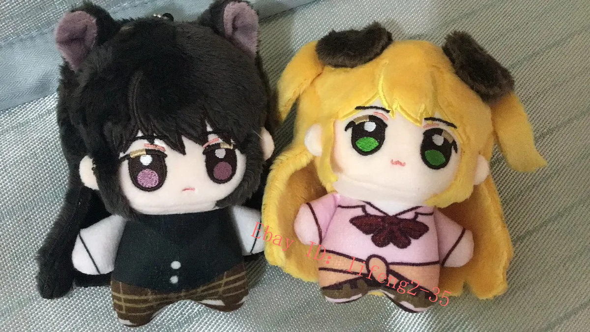 Anime Citrus Aihara Yuzu Aihara Mei 10Cm Plush Doll Keychain