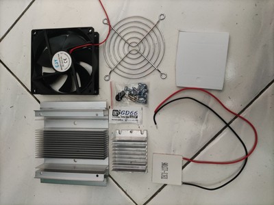 60W TEC1-12706 Thermoelectric Peltier Module Water Cooler Cooling System