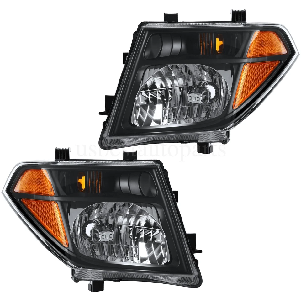 Par de faros Pathfinder 05-07 para Nissan Frontier 2005-2008 sin bombillas Foto 2 de 4