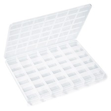Secmity 42 Grids Plastic Bead Organizer Beads Storage Containers Bead Holder ...