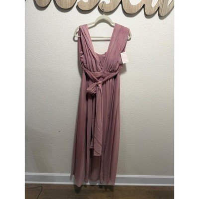 chinese dress ladies Romance Ruffle Dress ~ Neutral Mauve Chiffon  Show Me Your Mumu