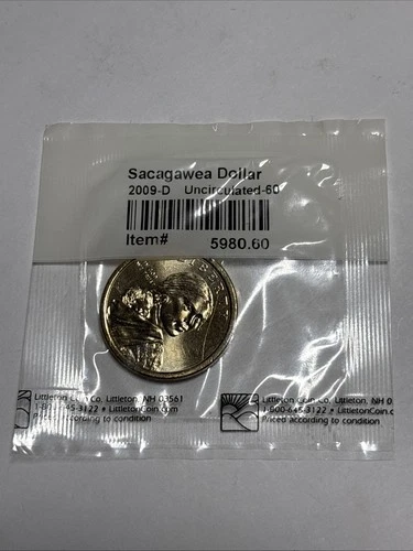 2009-D Native American Dollar — photo from the most recent tracked eBay sale