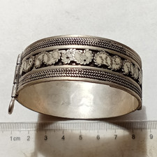 Vintage Handmade Brass Bracelet Berber Moroccan Bangle Brass Tribal Bracelet