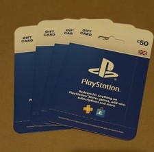 PlayStation Gift Card £50 PSN -  Physical Card