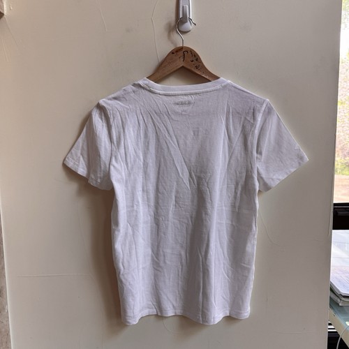 T-shirt donna J Crew bianca vintage jersey manica corta girocollo cotone taglia S - Foto 6 di 10