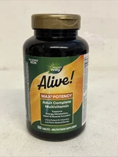 Nature's Way Alive! Max3 Potency Adult Complete Multivitamin  Exp 5/31/26