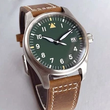 39mm Retro Green Luminous NH35 Automatic 20ATM Diver Swim Watch Montres 2025