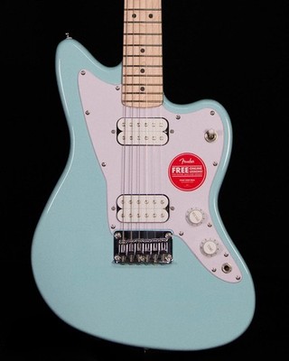 Squier Mini Jazzmaster HH, Maple FB, Daphne Blue-DS