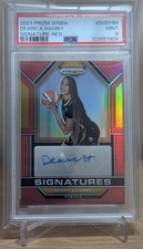 2023 Panini Prizm WNBA Dearica Hamby Signatures Red #SGDHM #07/99 PSA 9 MINT