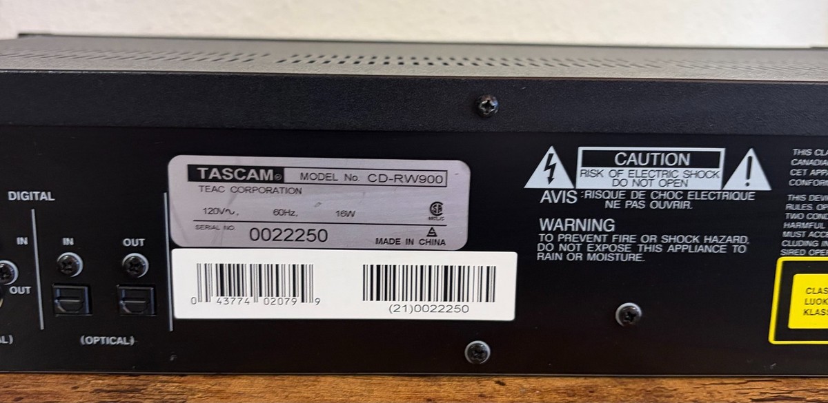 Tascam RW900SL CD Player for sale online | eBay