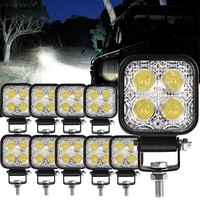 10Er 12W LED Arbeitsscheinwerfer Auto Scheinwerfer Offroad SUV LKW Jeep 12V/24V